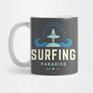 Surfing Paradise Surfer Surf Mug